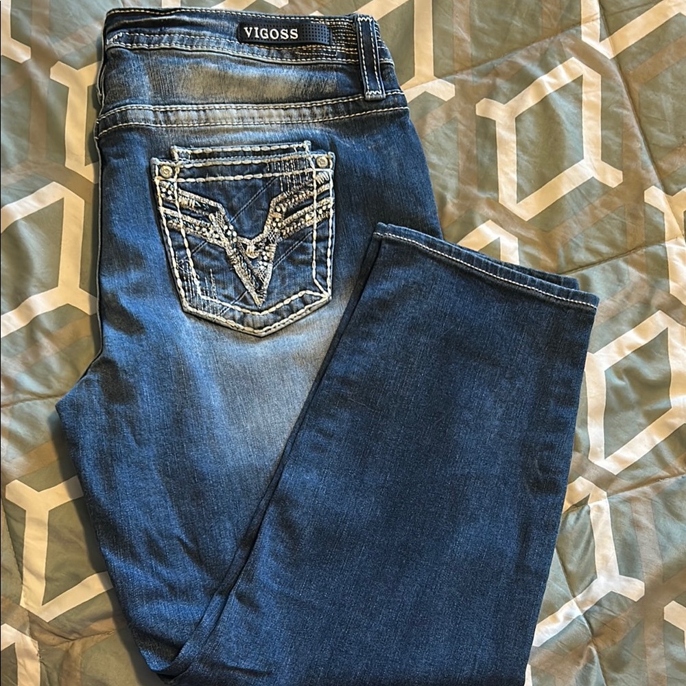 Vigoss Women's Dark Blue Skinny Jeans